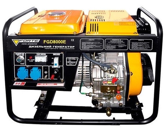 Генератор дизельний Forte FGD8000E