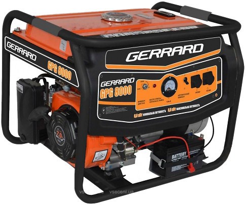 Генератор бензиновый Gerrard GPG8000