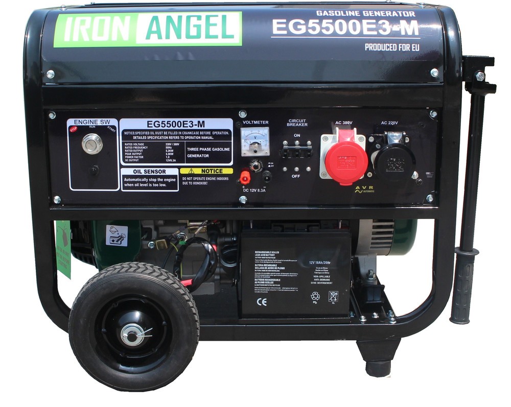 Генератор бензиновий Iron Angel EG 5500 E3-М