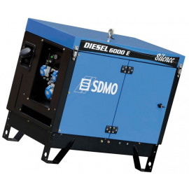 Купить Генератор SDMO Diesel 6000 E AVR Silence | 4,7/5,2 кВт (Франция)