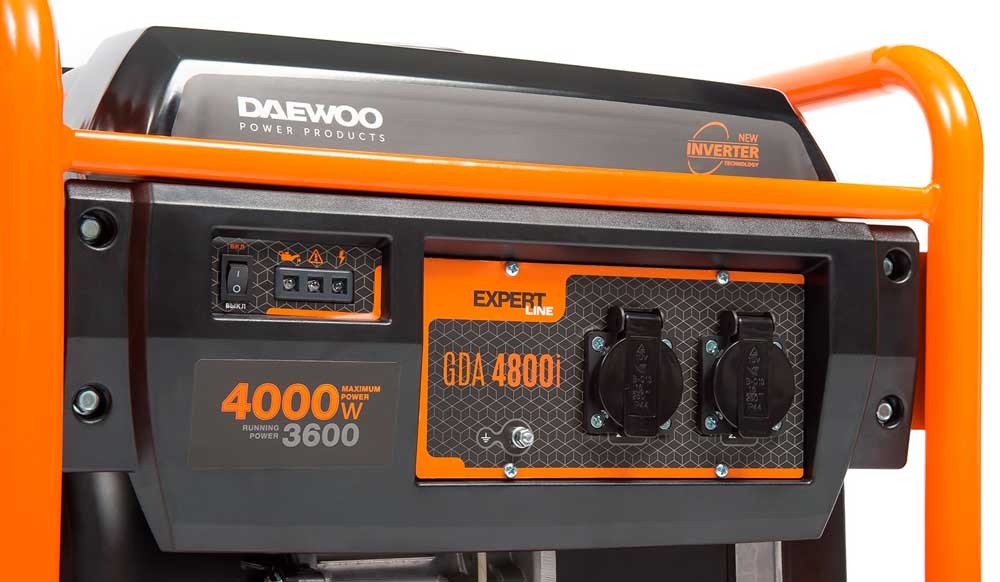 Генератор інверторний Daewoo GDA 4800i  | 3,6/4 кВт (Китай)  фото 1