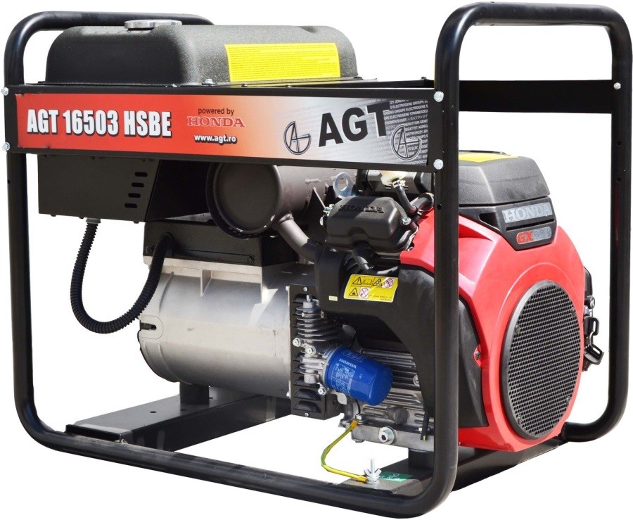 Генератор бензиновий AGT 16503 HSBE R16