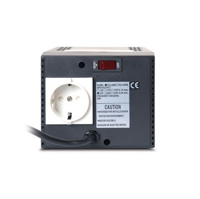 Стабілізатор напруги Powercom TCA-1200 | generator.ua | 0,6 кВт Тайвань  фото 1