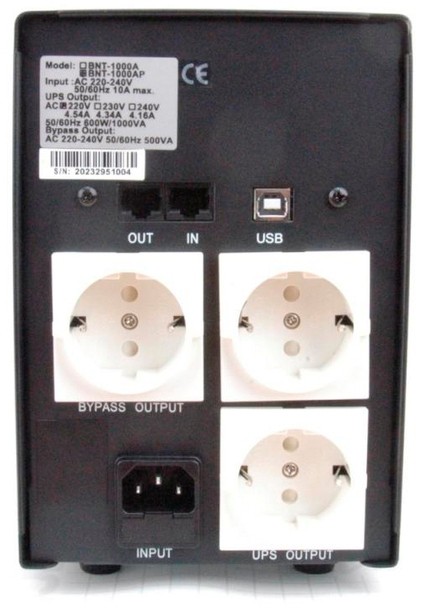 ДБЖ Powercom BNT-1000AP Schuko USB | generator.ua | 0,6 кВт Тайвань  4 547 грн Ціна 
