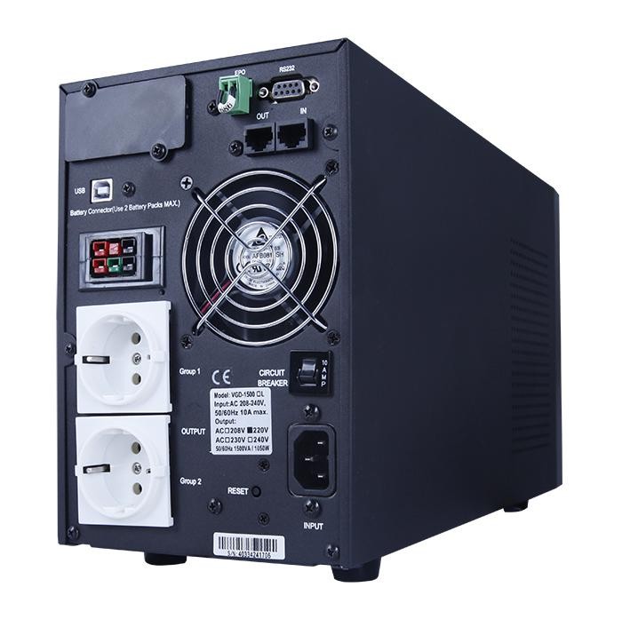 ДБЖ Powercom  VGD-1500 | generator.ua | 1,05 кВт Тайвань  фото 2