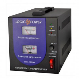 Купити Стабілізатор напруги LOGICPOWER LPH-1200RL | 0,84 кВт (Китай)