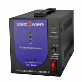 Купити Стабілізатор напруги LOGICPOWER LPH-2000RL | 1,4 кВт (Китай)