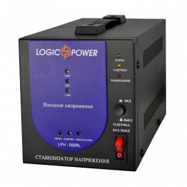 Купити Стабілізатор напруги LOGICPOWER LPH-500RL | 0,375 кВт (Китай)