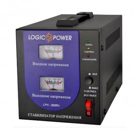 Купити Стабілізатор напруги LOGICPOWER LPH-500RV | 0,375 кВт (Китай)