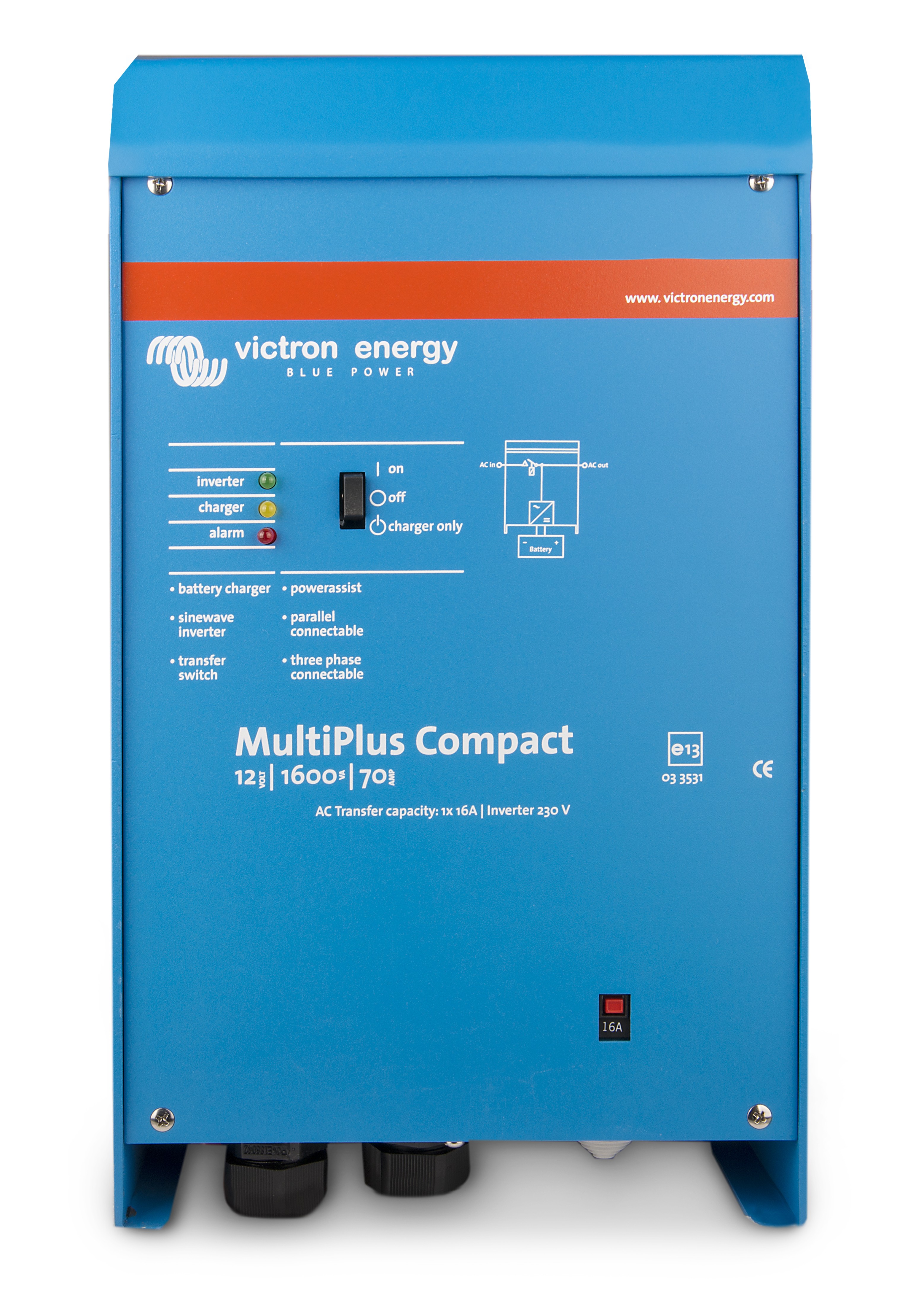 Инвертор Victron Energy MultiPlus C 12/800/35-16 (CMP128010000)
