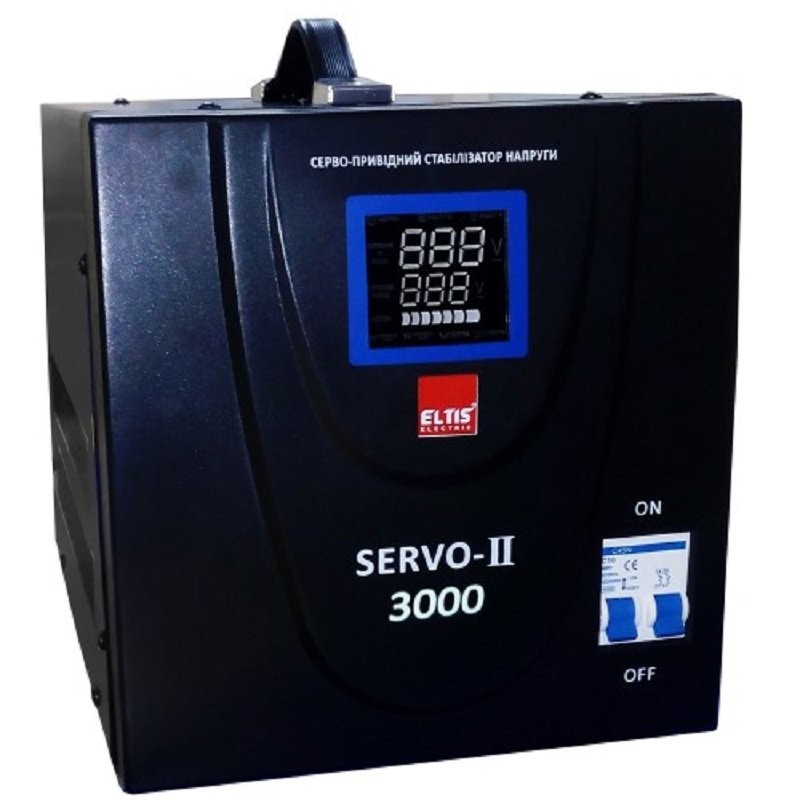 Стабилизатор напряжения Элтис SERVO-II-SVC-3000BA LED