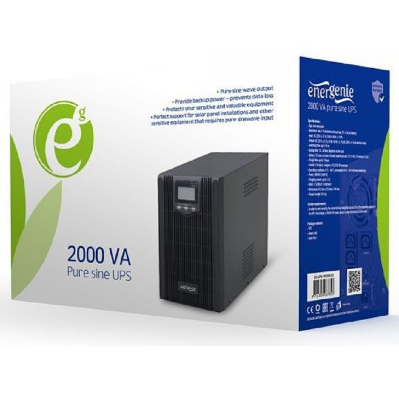 ИБП EnerGenie EG-UPS-PS2000-01 | 1.6 кВт, (Китай)  фото 1