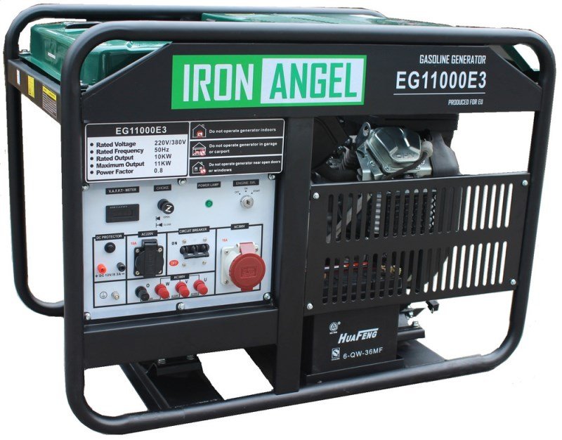 Генератор бензиновый Iron Angel EG 11000 E3