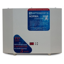 Купить Стабилизатор напряжения Укртехнология НСН - 5000 NORMA - N | 5 кВт (Украина)