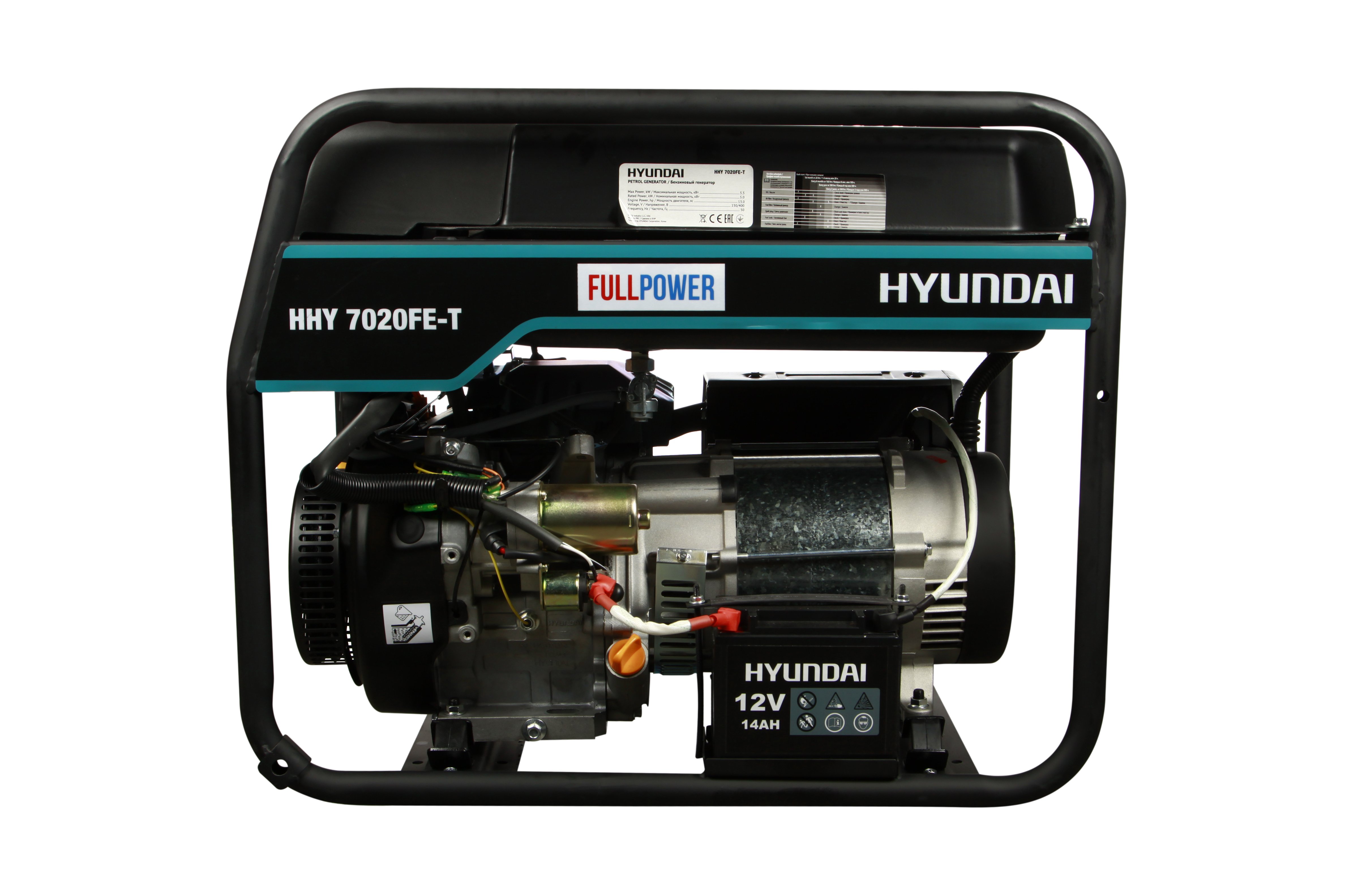 Генератор бензиновий Hyundai HHY 7020FE-T