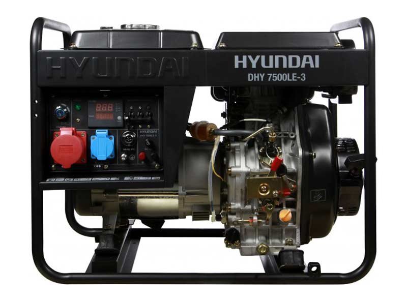 Генератор Hyundai DHY 7500LE-3 | 5,5/6 кВт (Корея)  55 080 грн Ціна 