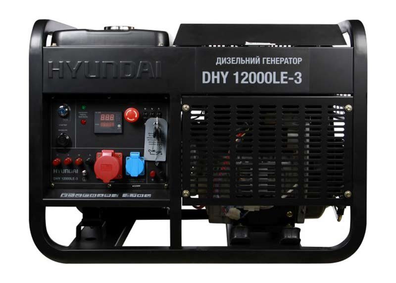 Генератор Hyundai DHY 12000LE-3 | 10/11 кВт (Корея)  190 740 грн Цена 