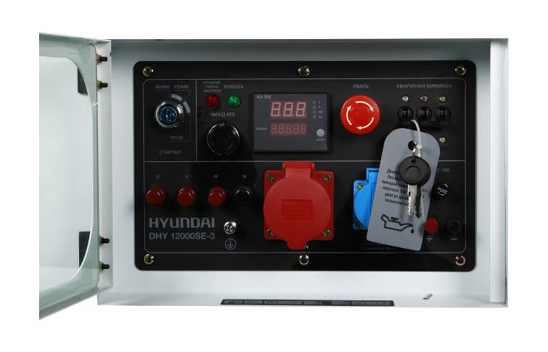 Генератор Hyundai DHY 12000SE-3 | 10/11 кВт (Корея)  фото 4