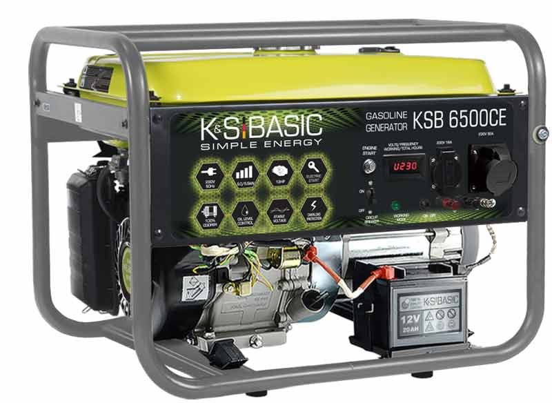 Генератор бензиновый Konner&Sohnen BASIC KS 6500 СЕ