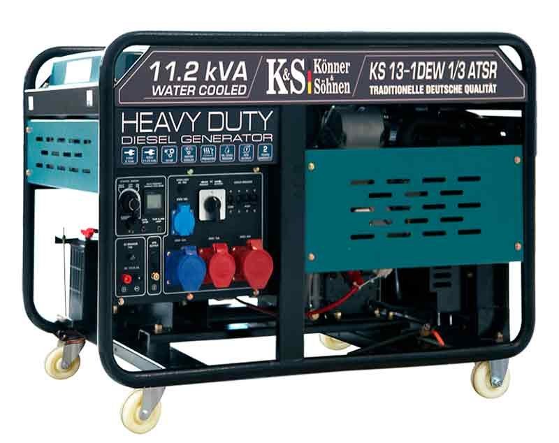 Генератор Konner&Sohnen KS 9102HDE-1/3 atsR  | 7/7,5 кВт (Німеччина)  165 840 грн Ціна 