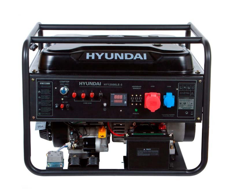 Генератор Hyundai HY12500LE-3 | 9/9,5 кВт (Корея)  66 326 грн Ціна 