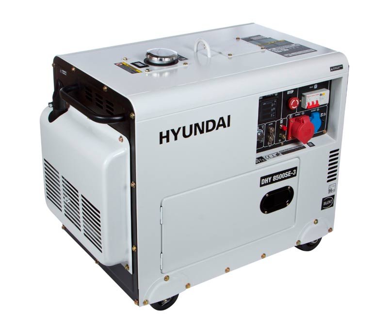 Генератор Hyundai DHY 8500SE-3 | 6,5/7,2 кВт (Корея)  77 520 грн Цена 