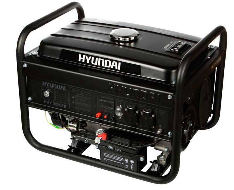 Генератор Hyundai HHY 3030FE | 2,8/3 кВт (Корея)  фото 3