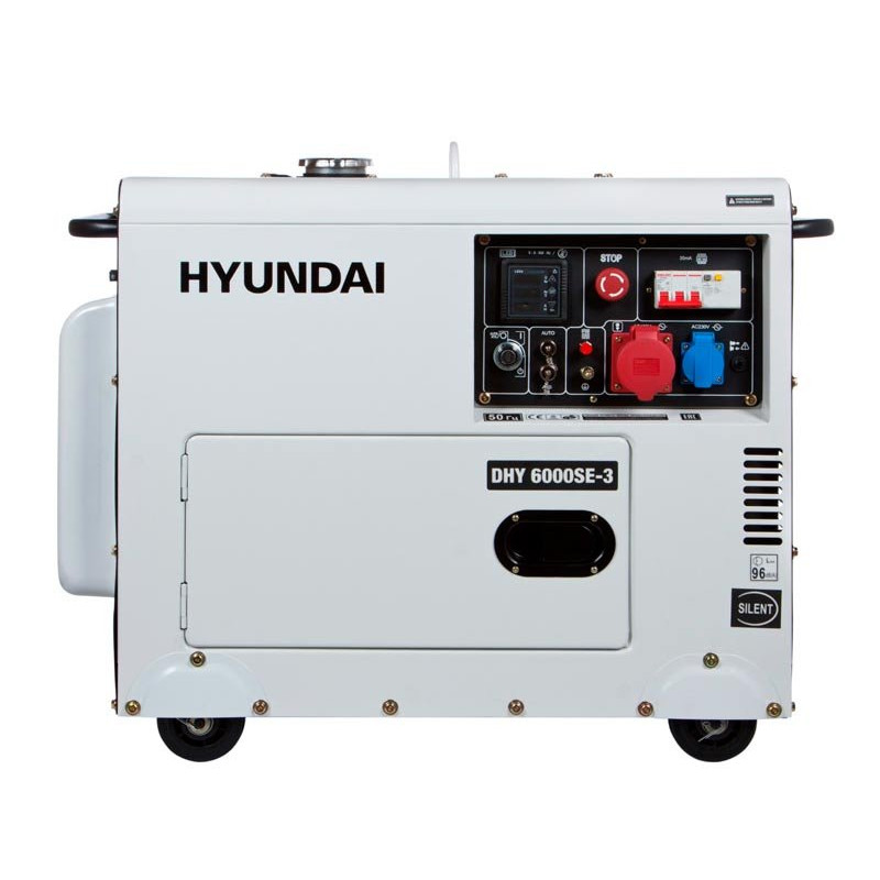 Генератор Hyundai DHY 6000 SE 3 | 5/5,5 кВт (Корея)