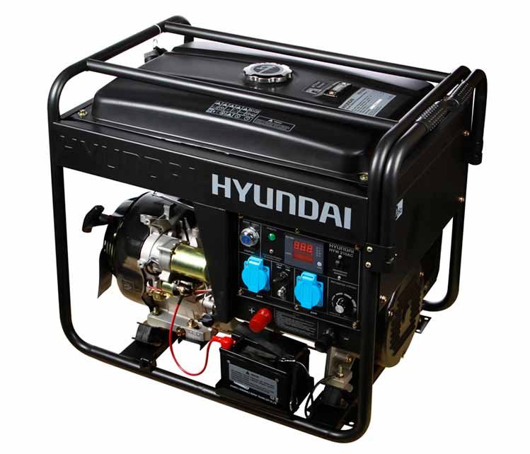Генератор бензиновий зварювальний Hyundai HYW 210AC