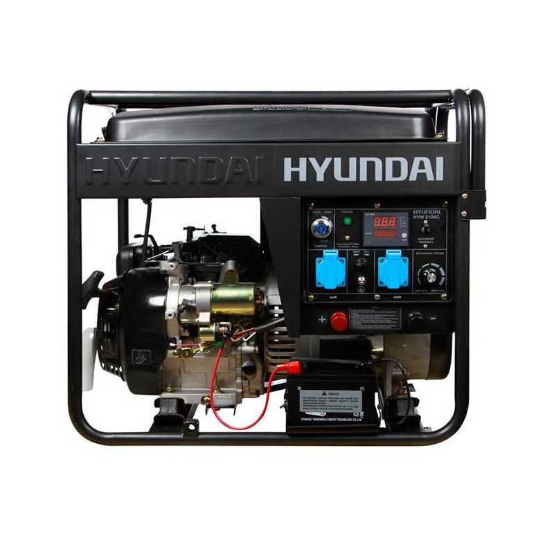 Генератор зварювальний Hyundai HYW 210AC | 4,5/5 кВт (Корея)  фото 2