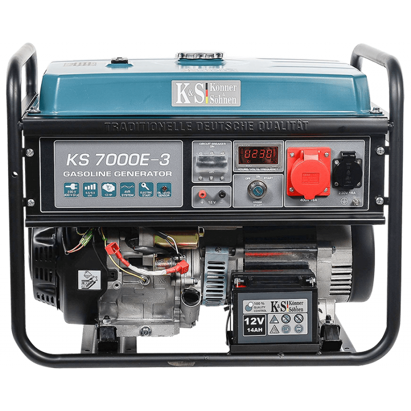 Генератор Konner&Sohnen 7000 E-3 | 5/5,5 кВт (Німеччина)   