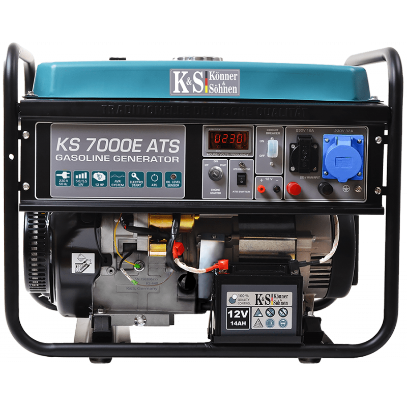 Генератор Konner&Sohnen 7000 E ATS | 5/5,5 кВт (Германия)  
