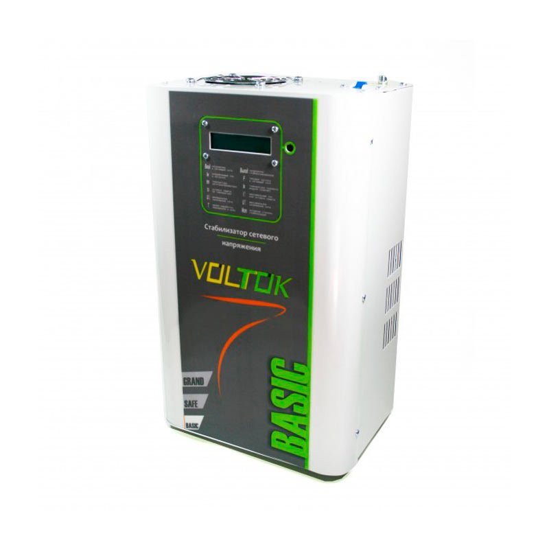 Стабілізатор Voltok Basic SRK9-9000 profi| 9 кВт (Україна)  9 490 грн Ціна 