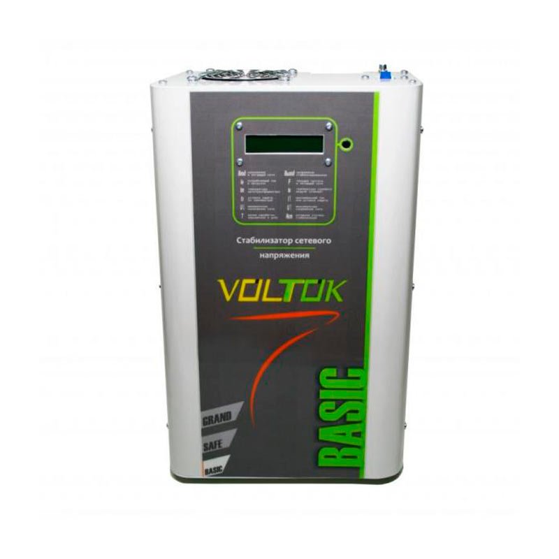 Стабілізатор Voltok Basiс SRK9-6000| 6 кВт (Україна)  фото 1