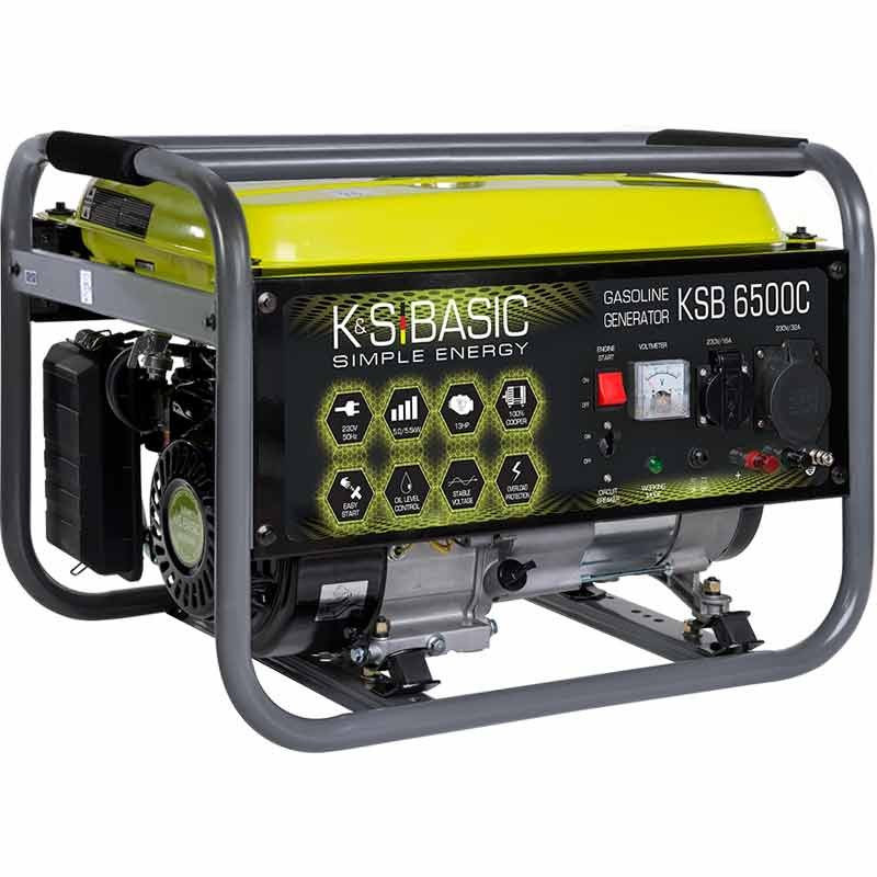 Генератор бензиновий Konner&Sohner KSB 6500C | 5/5,5 кВт (Німеччина)