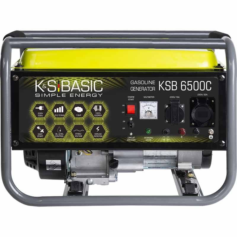 Генератор бензиновий Konner&Sohner KSB 6500C | 5/5,5 кВт (Німеччина)  22 999 грн Ціна 