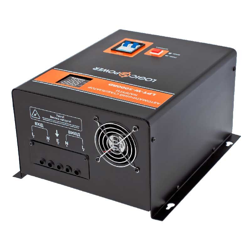 Стабілізатор напруги LogicPower LPT-W-5000RD BLACK (3500W) |  3,5 кВт (Китай)  3 884 грн Ціна 