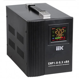 Купить Стабилизатор IEK Home 0,5 кВА (СНР1-0-0,5) | 0,5 кВа (Китай)