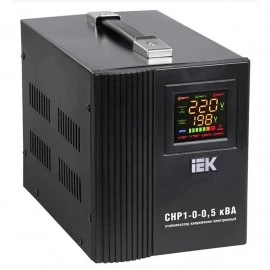 Стабілізатор напруги IEK Home 0,5 кВА (СНР1-0-0,5)