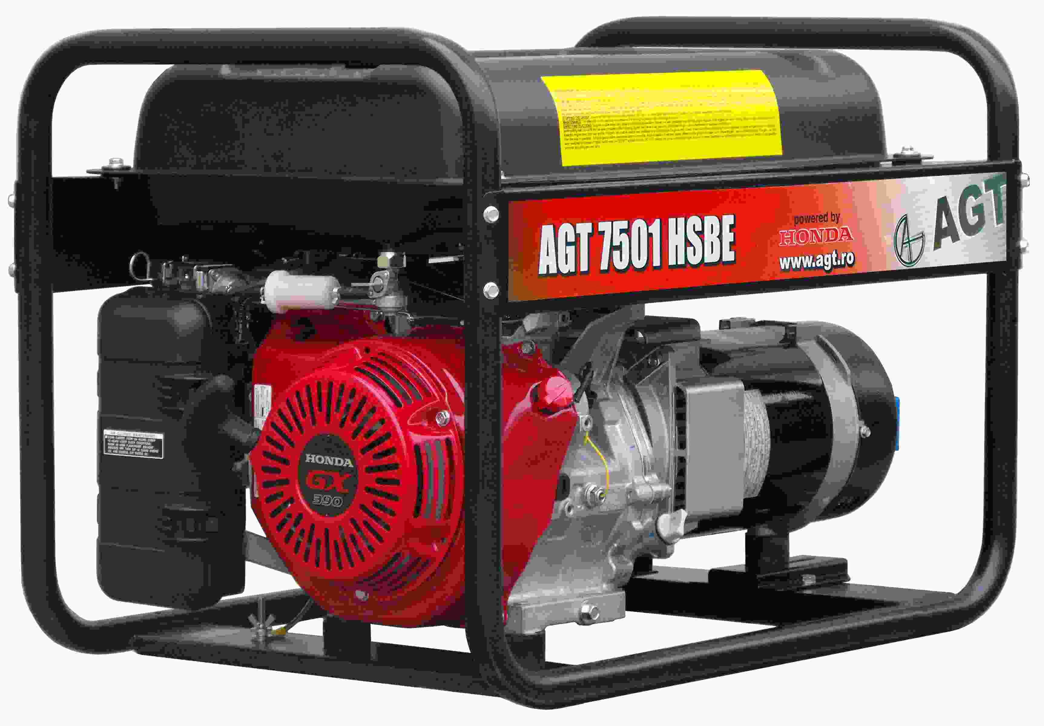 Генератор бензиновый AGT 7501 HSBE R26