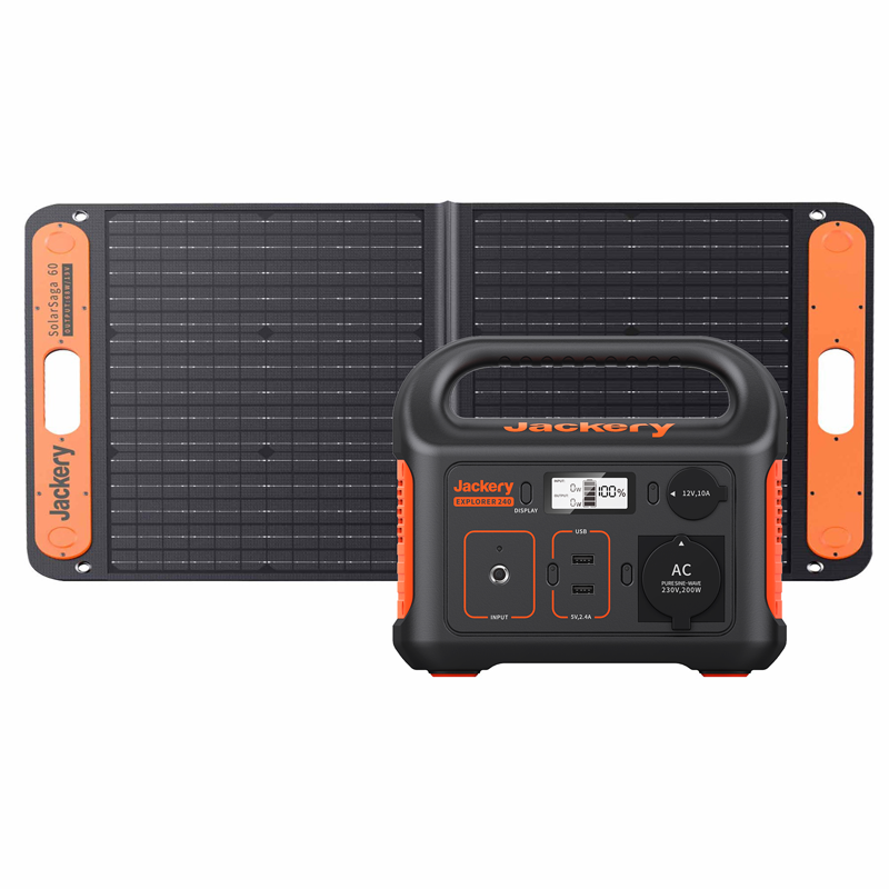 Генератор сонячний Jackery 240 (EXPLORER 240 + SOLARSAGA 100W)  14 990 грн Ціна 