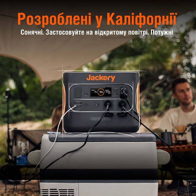 Генератор солнечный Jackery 2000 PRO (EXPLORER 2000 PRO + 2*SOLARSAGA 200W)  фото 1