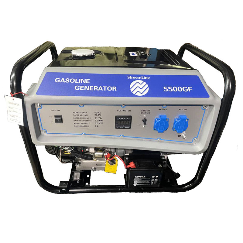 Генератор бензиновый StreemLine GG5500GF | 5/5,5 кВт (Китай)  32 300 грн Цена 