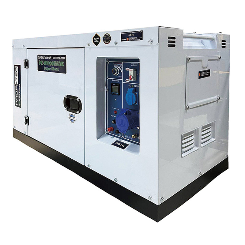 Генератор дизельний PROFI-TEC PE-10000SSDE Super Silent |6,5/7 кВт (Китай)  90 754 грн Ціна 