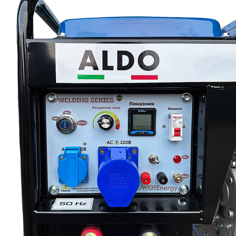 Генератор дизельний зварювальний ALDO AP-6500WDG | 6/6,5 кВт (Китай)  фото 3