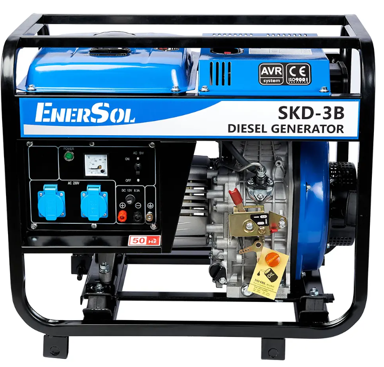 Генератор дизельний Enersol SKD-3B | 2,8/3 кВт (Туреччина)  