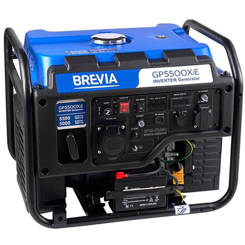 Генератор бензиновий iнверторний Brevia GP5500XiE| 5/5,5 кВт (Корея)  32 923 грн Ціна 