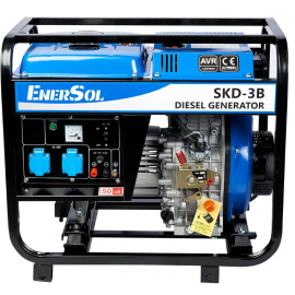 Купить Генератор дизельный Enersol SKD-3B | 2,8/3 кВт (Турция)