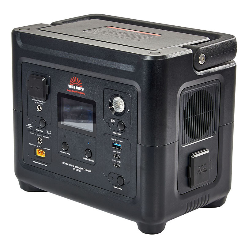 Портативна зарядна станція Vitals Professional PS 500qc  фото 6