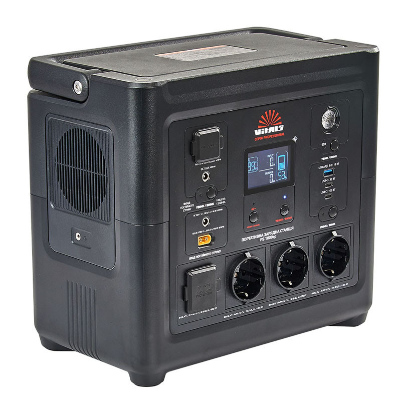 Портативна зарядна станція Vitals Professional PS 1000qc  фото 5